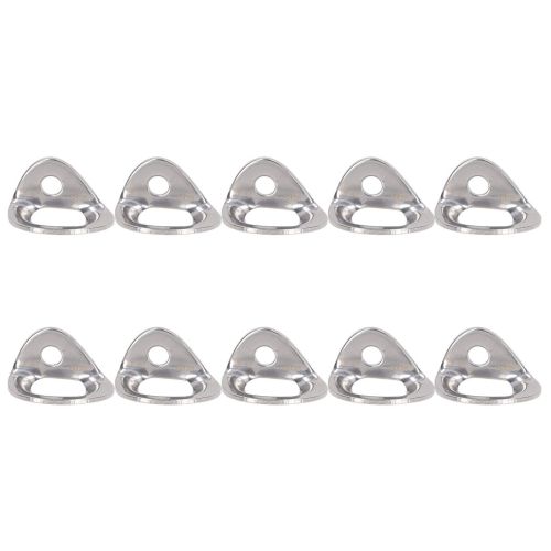 10Pcs Climbing Hanger Lightweight Stainless Steel Rock Climbing Anchors for Cave Exploration Engineering Protection